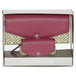 Liz Claiborne Zip Around 2-pc. Womens Envelope Wallet