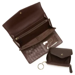 Liz Claiborne Zip Around 2-pc. Womens Envelope Wallet