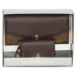 Liz Claiborne Zip Around 2-pc. Womens Envelope Wallet