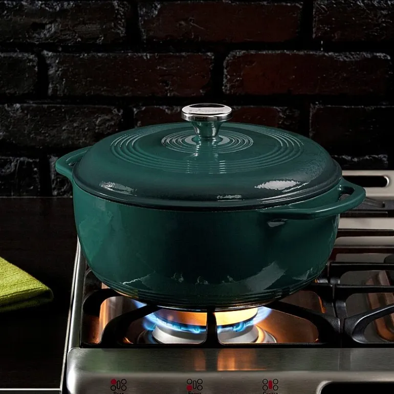 Lodge Cookware 6 Qt Enameled Cast Iron Dutch Oven