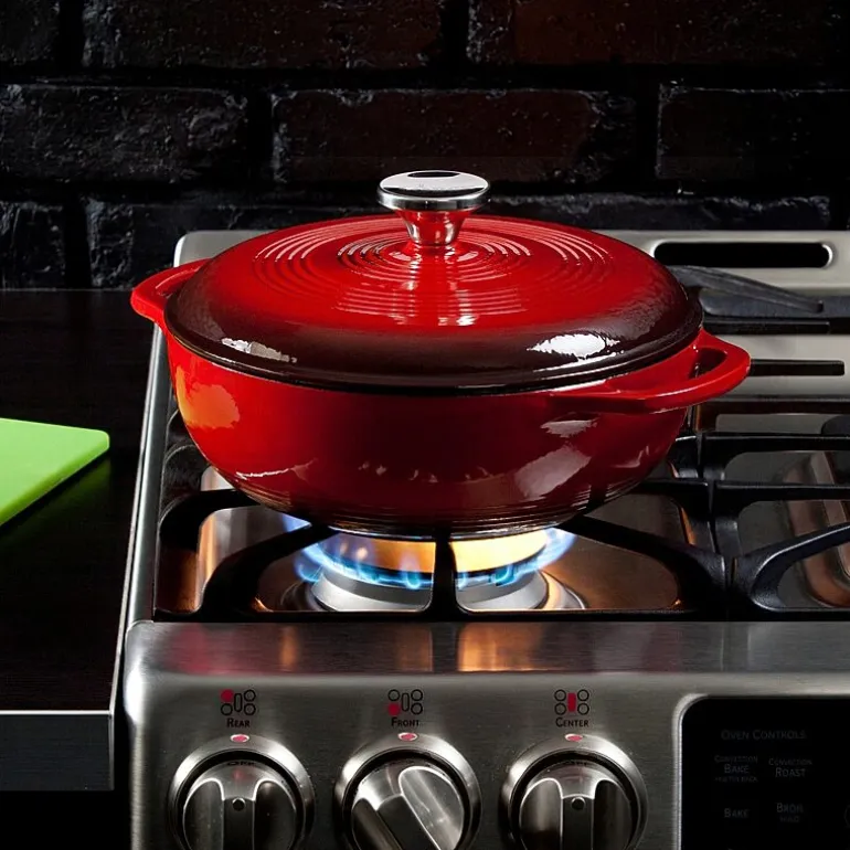 Lodge Cookware 3 Qt Enameled Cast Iron Dutch Oven