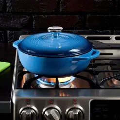 Lodge Cookware 3 Qt Enameled Cast Iron Dutch Oven