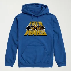 Logo Rip Mens Long Sleeve Star Wars Chewbacca Hoodie