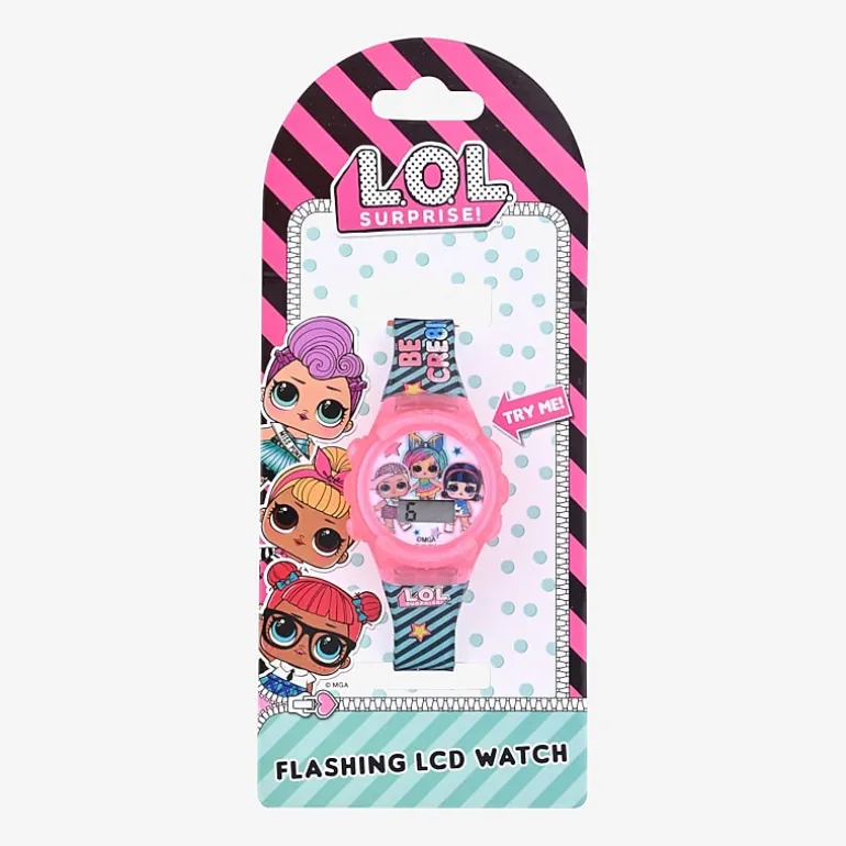 LOL Girls Digital Multicolor Strap Watch Lol4518jc