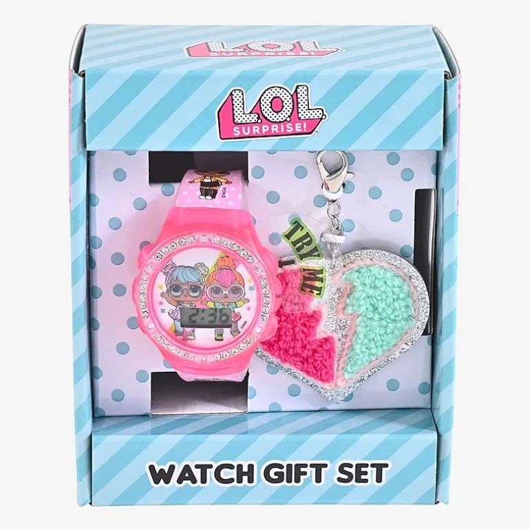 LOL Girls Multicolor 2-pc. Watch Boxed Set Lol40241jc