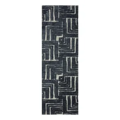 Loloi Hagen Geometric Power Loomed Indoor Rectangular Runner