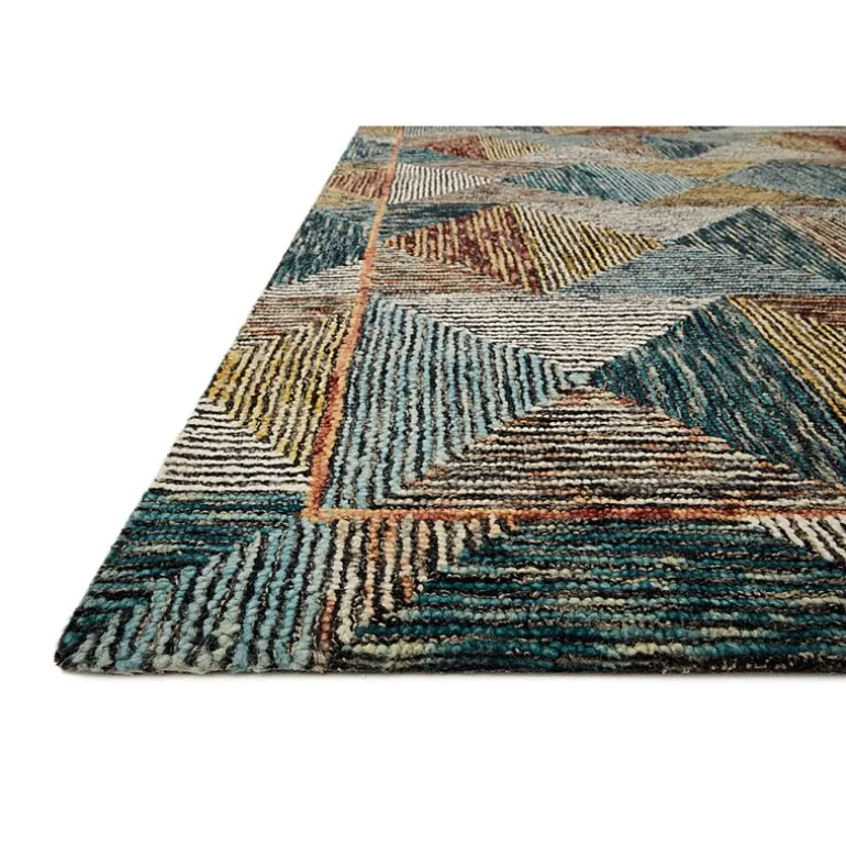 Loloi Spectrum Geometric Hooked Indoor Rectangular Accent Rug