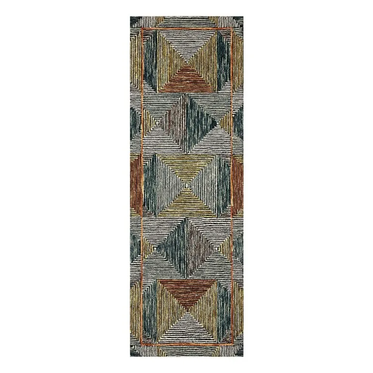 Loloi Spectrum Geometric Hooked Indoor Rectangular Accent Rug