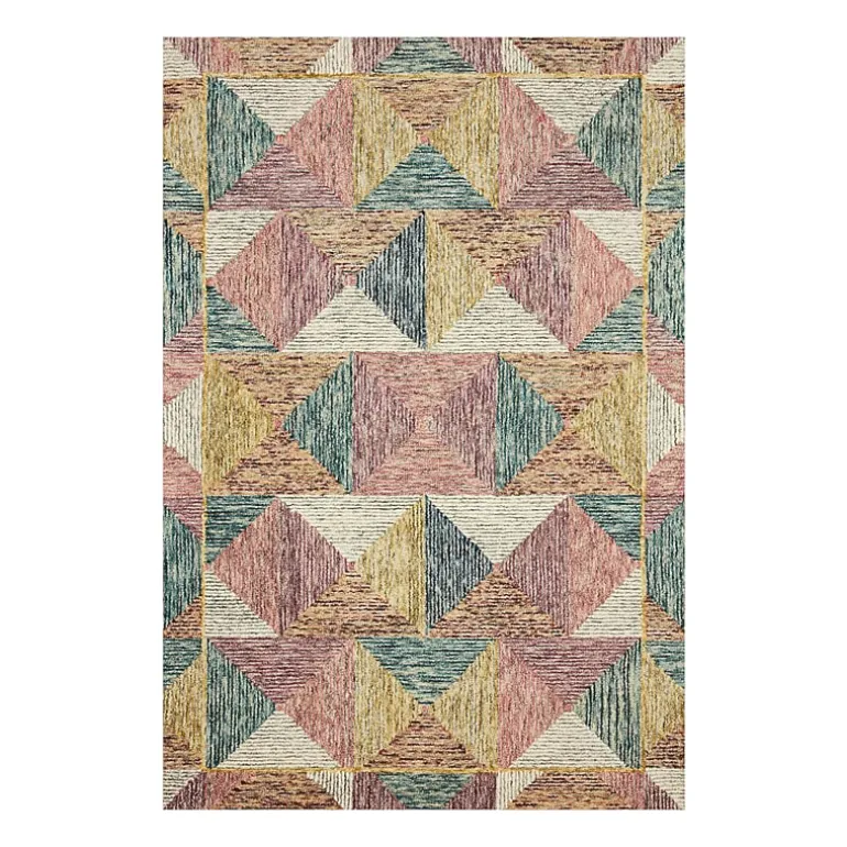 Loloi Spectrum Geometric Hooked Indoor Rectangular Accent Rug