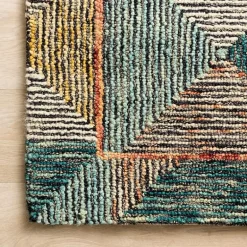 Loloi Spectrum Geometric Hooked Indoor Rectangular Accent Rug