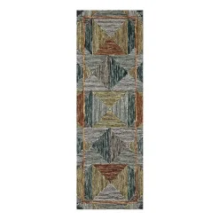 Loloi Spectrum Geometric Hooked Indoor Rectangular Accent Rug