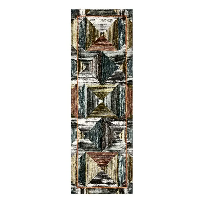 Loloi Spectrum Geometric Hooked Indoor Rectangular Accent Rug
