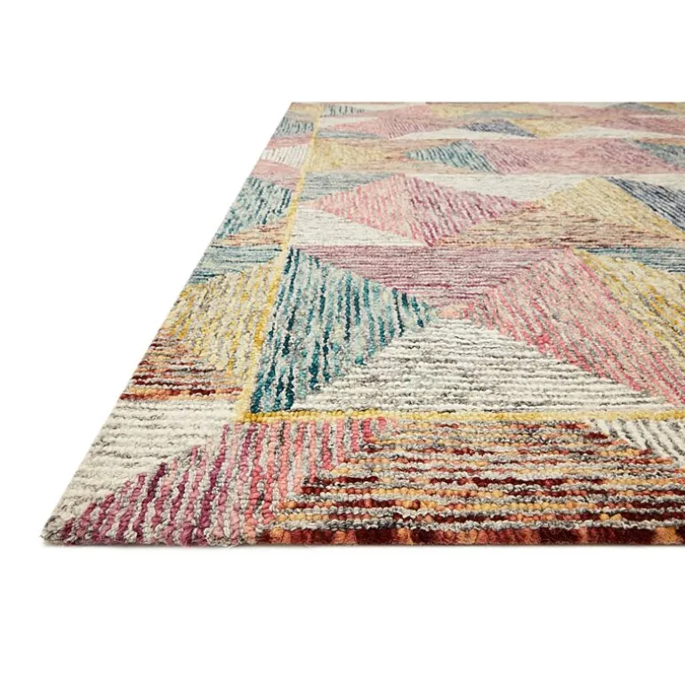 Loloi Spectrum Geometric Hooked Indoor Rectangular Accent Rug
