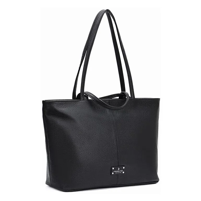 London Fog East West Double Handle Tote Bag