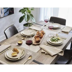 Loom + Forge Ren Stoneware Dinner Plate
