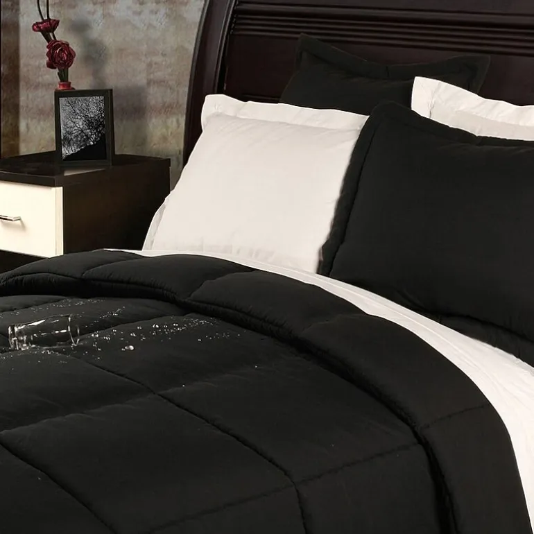 Lotus Home Water and Stain Resistant Comforter Mini Set