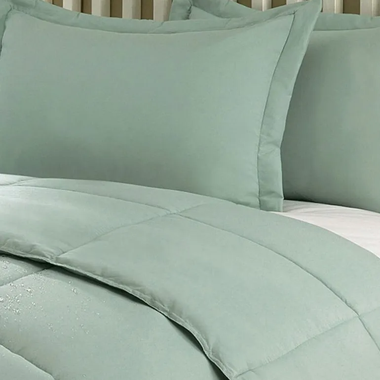 Lotus Home Water and Stain Resistant Comforter Mini Set