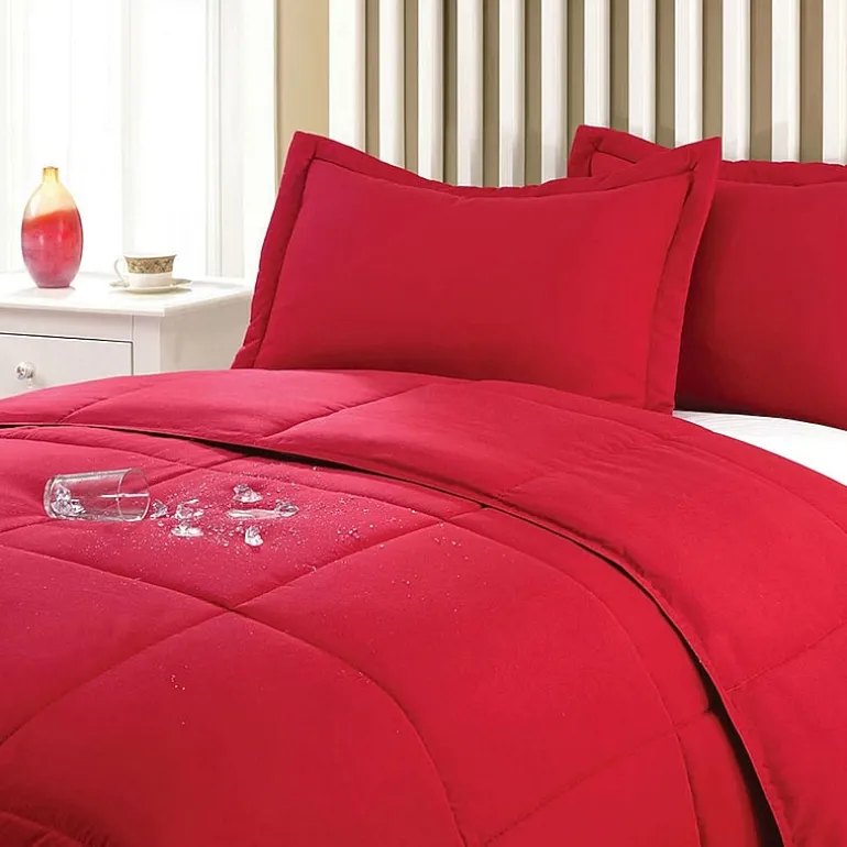 Lotus Home Water and Stain Resistant Comforter Mini Set