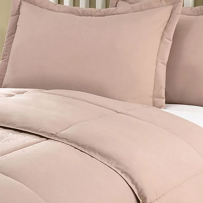 Lotus Home Water and Stain Resistant Comforter Mini Set