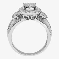 Love Lives Forever (I / I1) Womens 1 CT. T.W. Lab Grown White Diamond 10K Gold Bridal Set