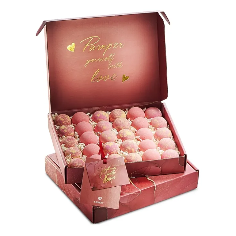 LOVERY™ Handmade Bath Bomb Gift Set - 30pc Bubble Bath Fizzies