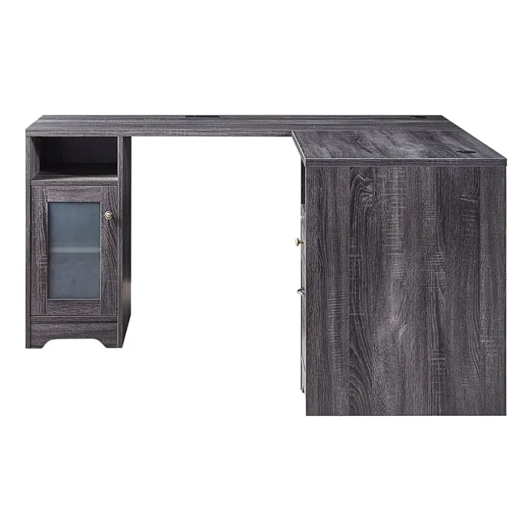 L-Shaped Storage Home Office Desk