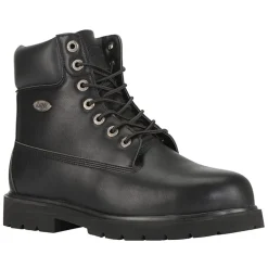 Lugz Mens Drifter 6 Steel Toe Water Resistant Slip Resistant Flat Heel Work Boots