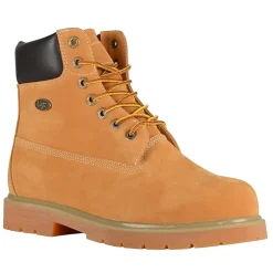 Lugz Mens Drifter 6 Steel Toe Water Resistant Slip Resistant Flat Heel Work Boots