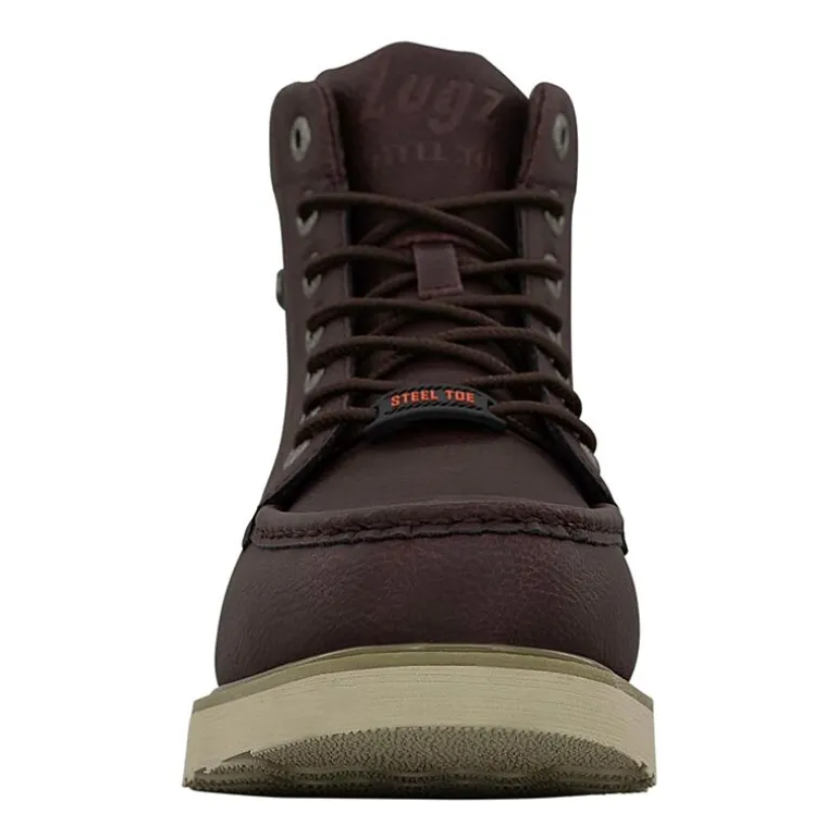 Lugz Monterey Steel Mens Flat Heel Work Boots