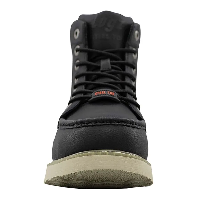 Lugz Monterey Steel Mens Flat Heel Work Boots