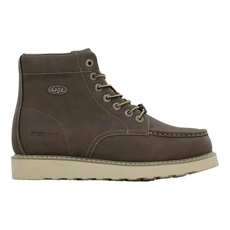 Lugz Monterey Steel Mens Flat Heel Work Boots
