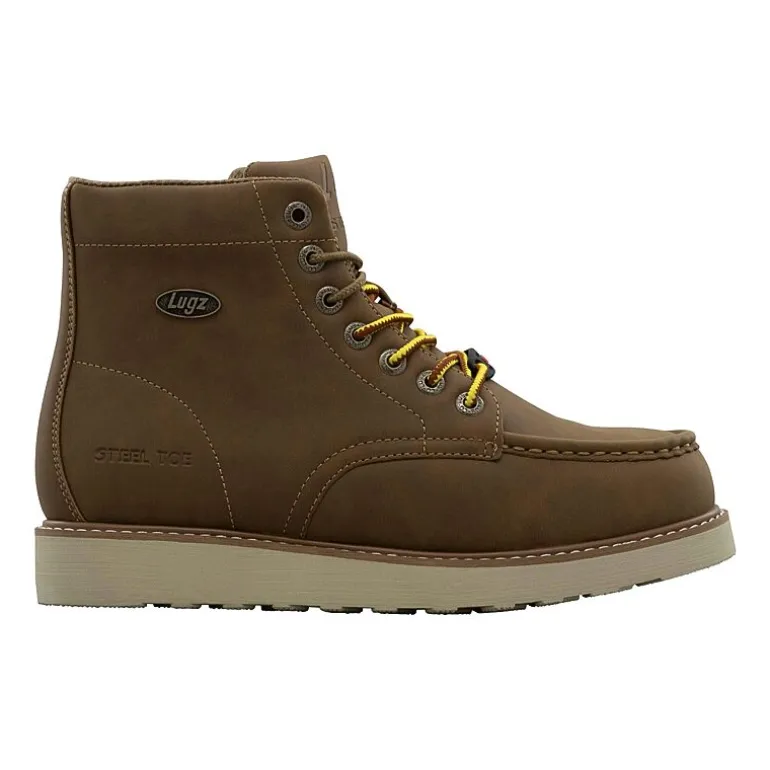 Lugz Monterey Steel Mens Flat Heel Work Boots