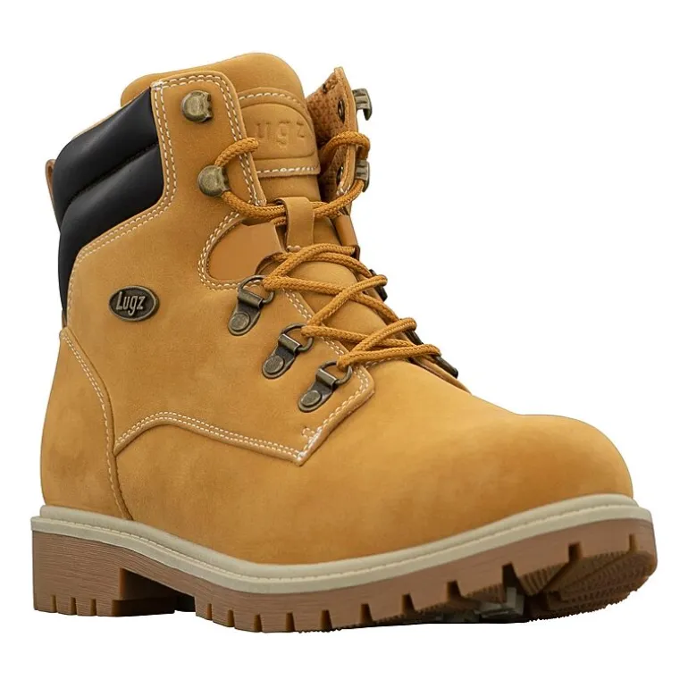 Lugz Scaffold Mens Flat Heel Lace Up Boots