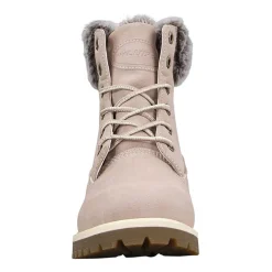 Lugz Womens Convoy Fur Block Heel Lace Up Boots