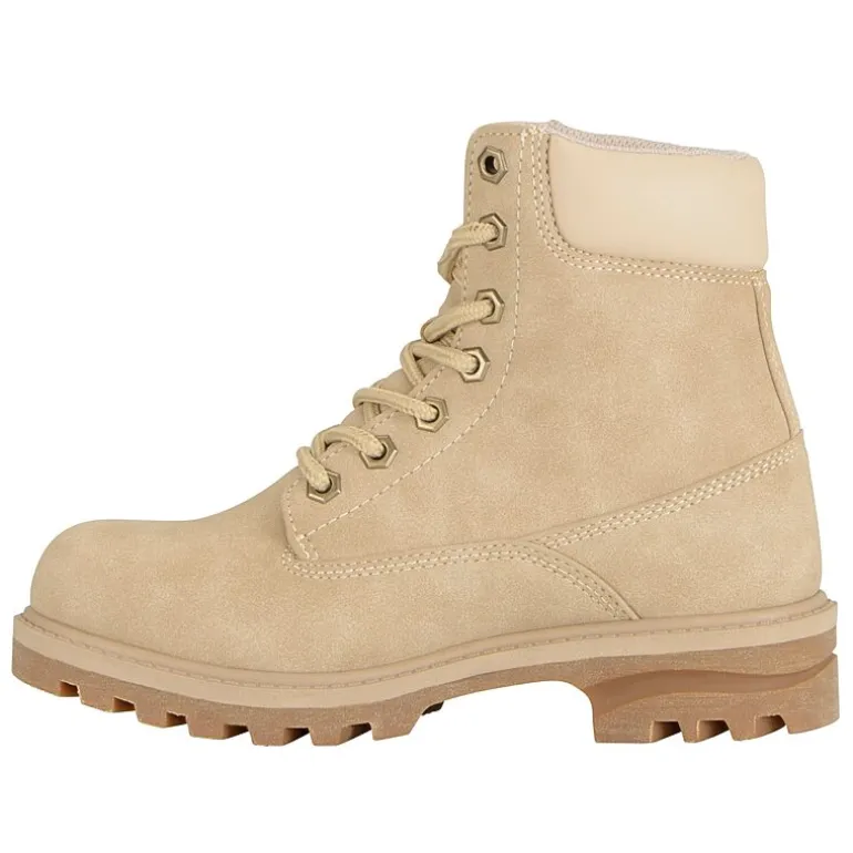 Lugz Womens Empire Hi Flat Heel Lace Up Boots
