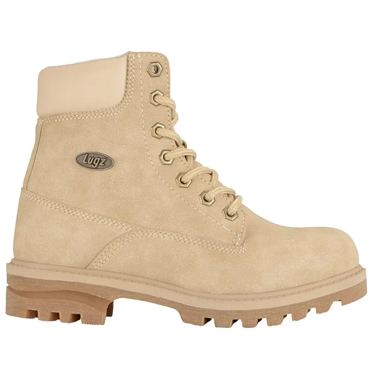 Lugz Womens Empire Hi Flat Heel Lace Up Boots