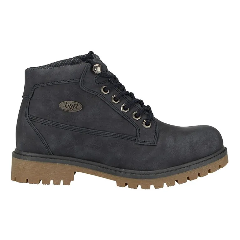 Lugz Womens Mantle Mid Block Heel Lace Up Boots