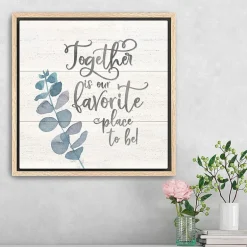 Lumaprints Inspiration - Together Framed Canvas Art