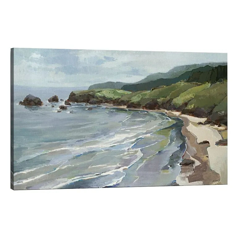 Lumaprints Seaside Cliffs Canvas Giclee Canvas Art