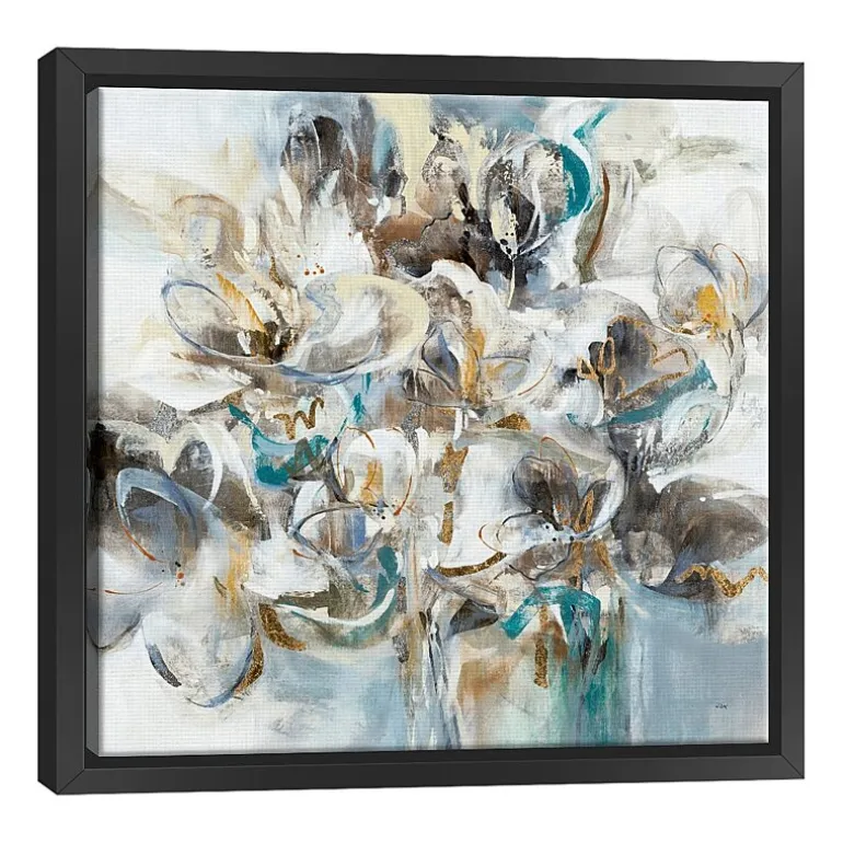 Lumaprints 22" X 22" Gia Floating Framed Canvas Art