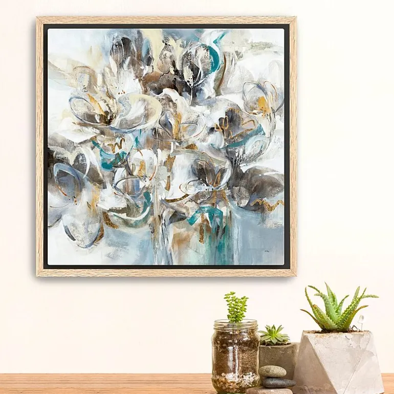 Lumaprints 22" X 22" Gia Floating Framed Canvas Art