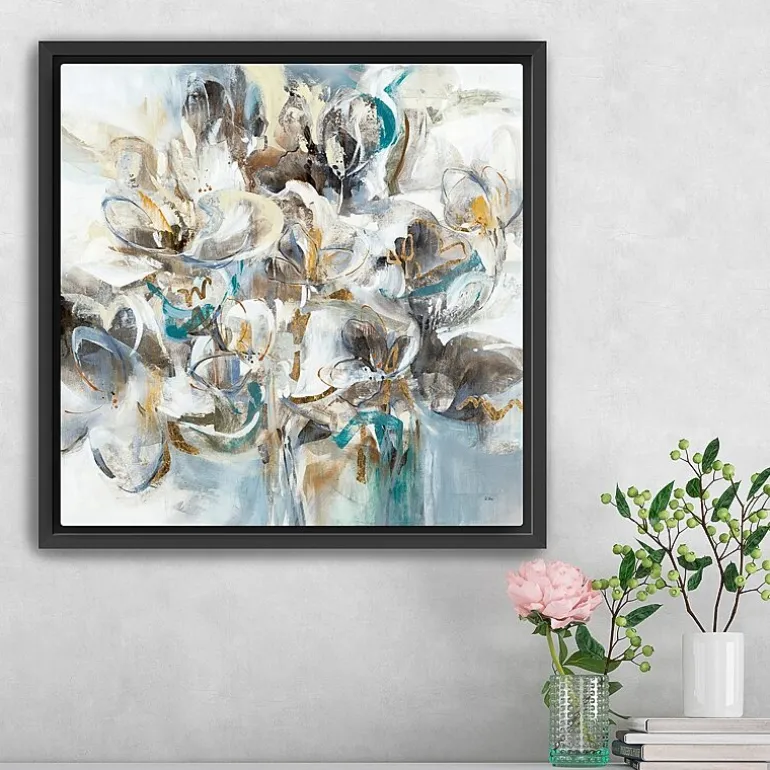 Lumaprints 22" X 22" Gia Floating Framed Canvas Art