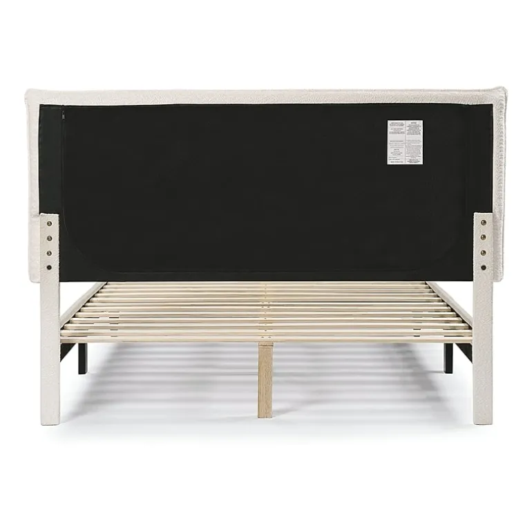 Lumi Boucle Fabric Queen Bed