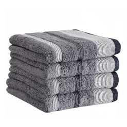 Luxury Cotton 4 Pc Decorative Hand Towel Set