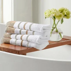 Luxury Cotton 4 Pc Decorative Hand Towel Set