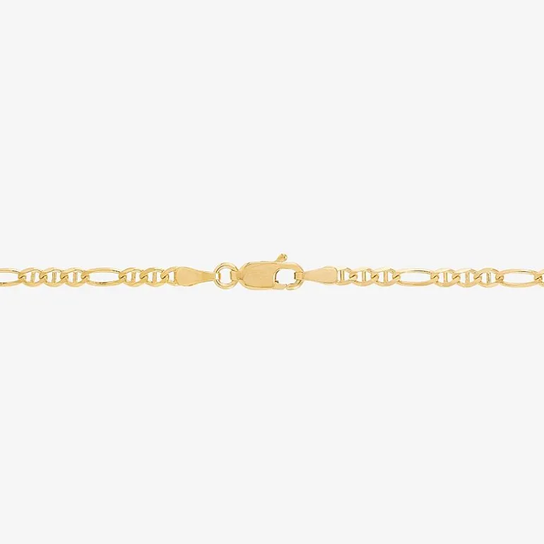 Made in Italy 14K Gold 20 Inch Figaro Chain Necklace