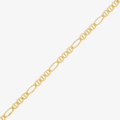 Made in Italy 14K Gold 20 Inch Figaro Chain Necklace