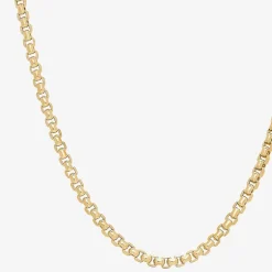 Made in Italy Mens 14K Gold 20 Inch Box Chain Necklace