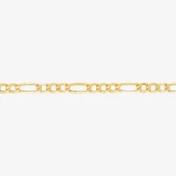 Made in Italy Mens 10K Gold 22 Inch Link Necklace