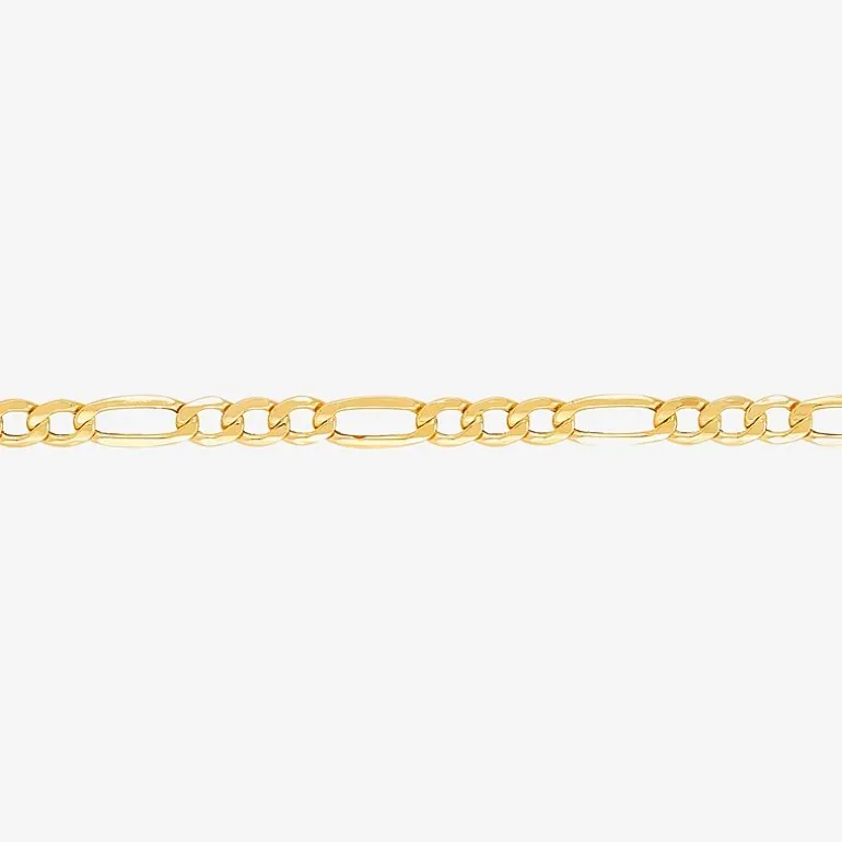 Made in Italy Mens 10K Gold 22 Inch Link Necklace